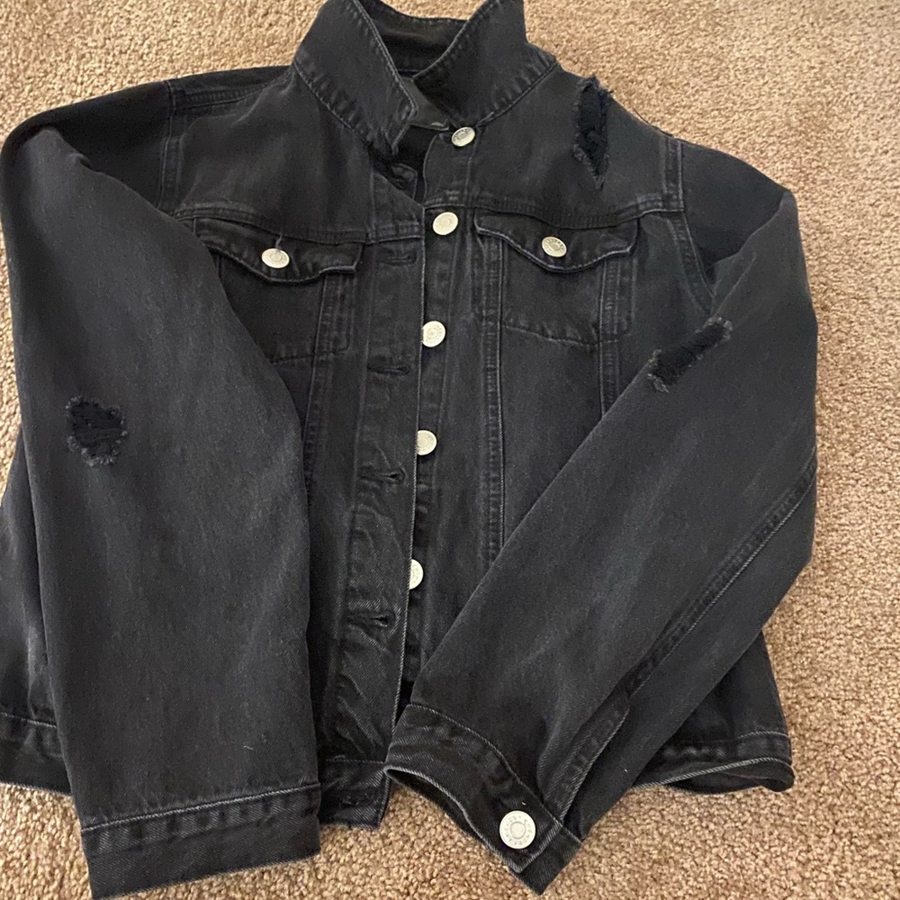 Black faded jacket